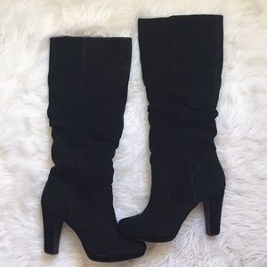 Gianni Bini scrunched to the knee black boots